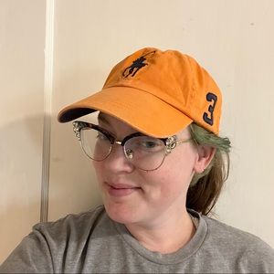 Polo Ralph Lauren Big Pony Orange Ball Cap